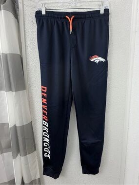 NFL Team Apparel Denver Broncos Youth Jogger Sweatpants - XL 18-20